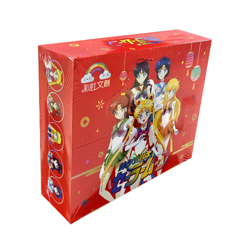 Little Frog Goddess Story 5 yuanes Pack 8 pop-up Tarjeta de cara roja pretty Girl Card anime juego periférico caja ciega