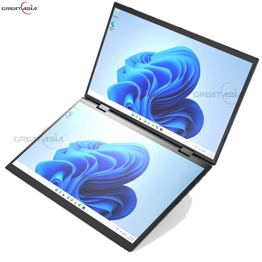 Двухэкранный ноутбук E140D, Intel N95, 14"+14" 2.2K сенсорный, 360° шарнир, 8–32 ГБ