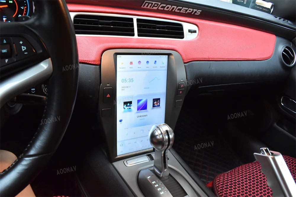 Suitable for Chevrolet Camaro 2010-2015 Multimedia Car Vertical Screen Modified Navigation Media Player