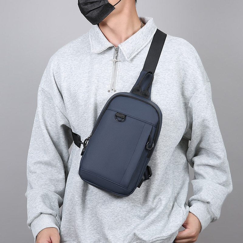 Nuevo bolso de pecho de hombre transfronterizo de gran capacidad al aire libre mochila deportiva multifuncional bolso de hombro de viaje de negocios USB