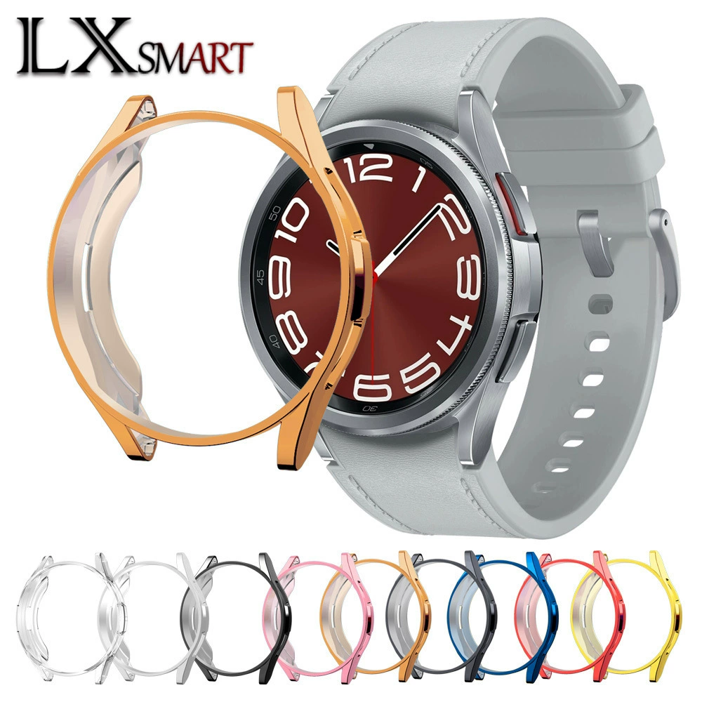 Применимо Samsung Galaxy watch6/7 Часы Защитный чехол TPU Полупакет/все включено корпус 43/47mm