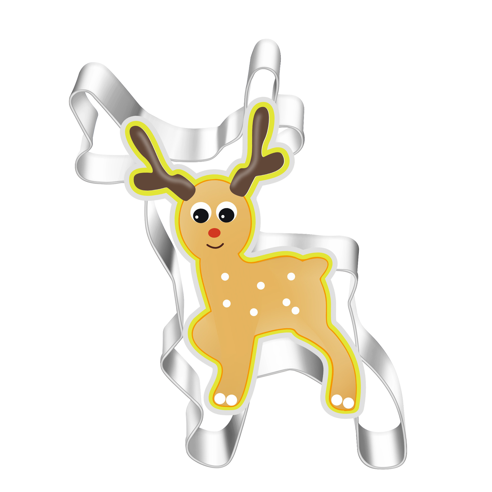 Acero inoxidable molde de galletas de Navidad árbol de Navidad Santa Claus copo de nieve alce Amazon Fuente de la fábrica de comercio exterior