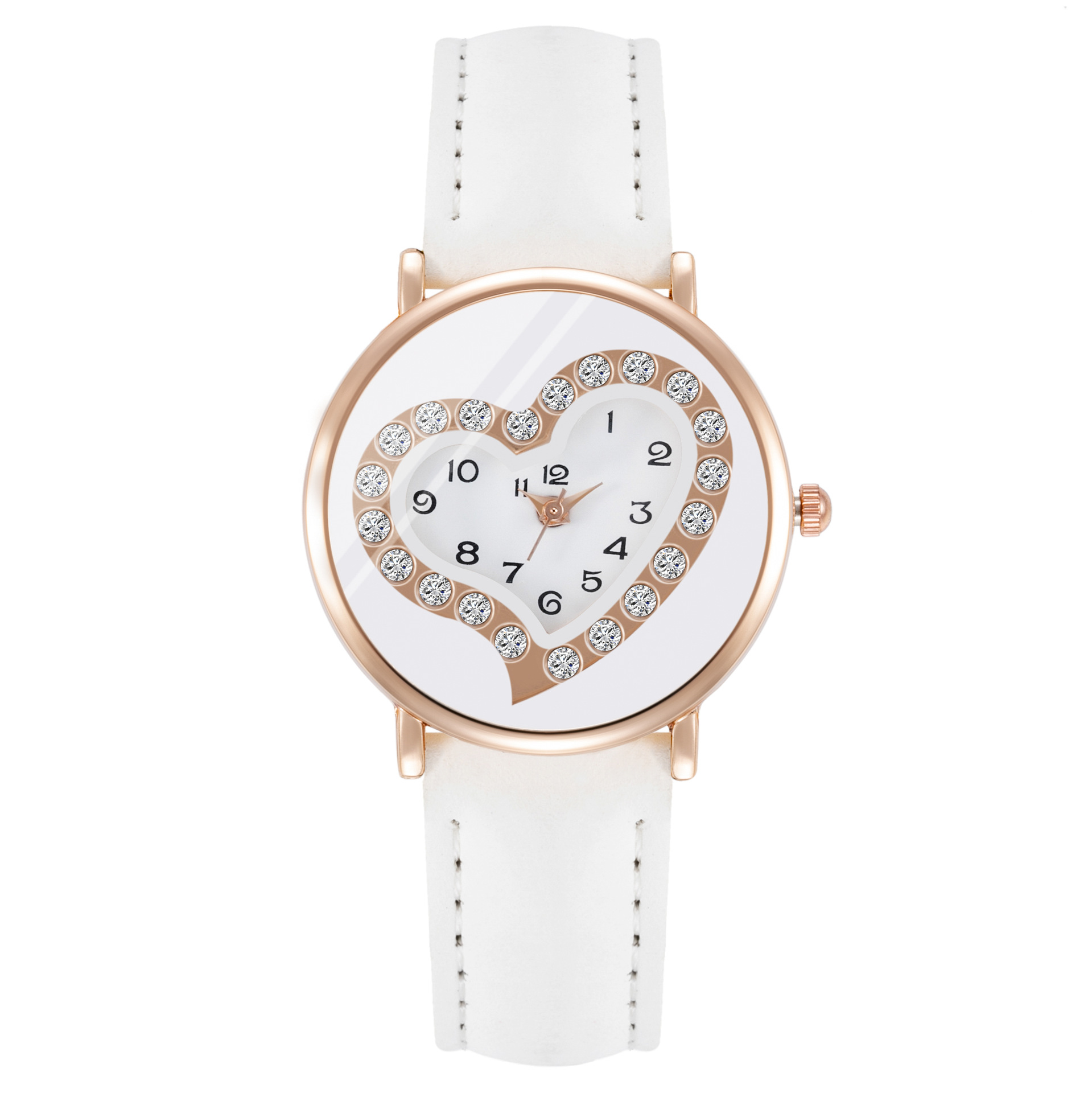 Fashion Heart Shape Buckle Quartz Women's Watches display picture 1