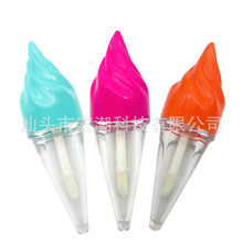 甜筒冰淇淋唇釉管唇彩口红瓶唇蜜管分装瓶彩妆包材唇彩瓶唇釉空管