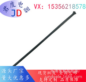 JD椭圆头内部锯齿电缆扎带108-00151 | X120L-PA66W-BK