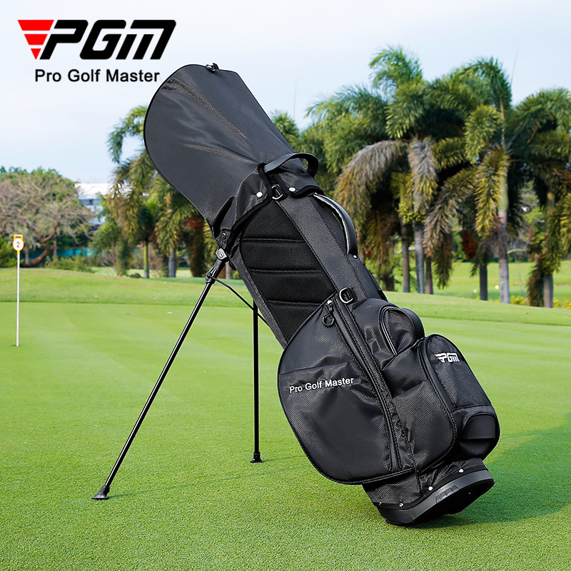 Túi đựng gậy golf PGM chống nước có chân đế gập, kích thước 127x35x35 cm — QB156-Màu đen, QB156-màu xanh đậm, QB156-Màu xám