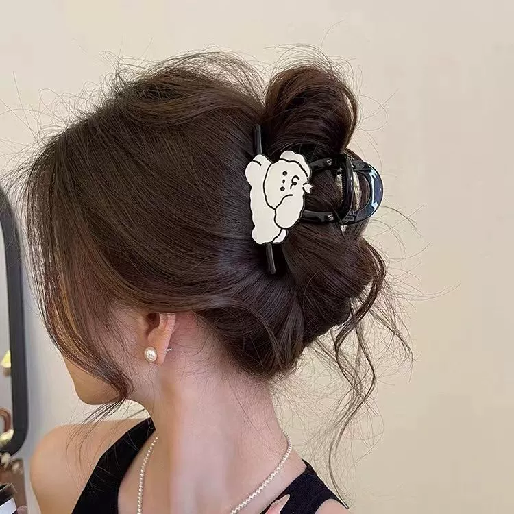 Cartoon cute crab pin, shark, hairgrip, hair accessory, new collection