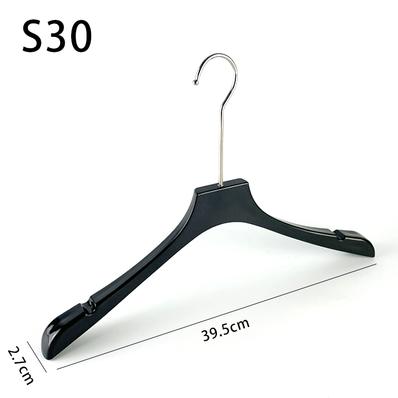 Black hanger, acrylic plastic wedding dress