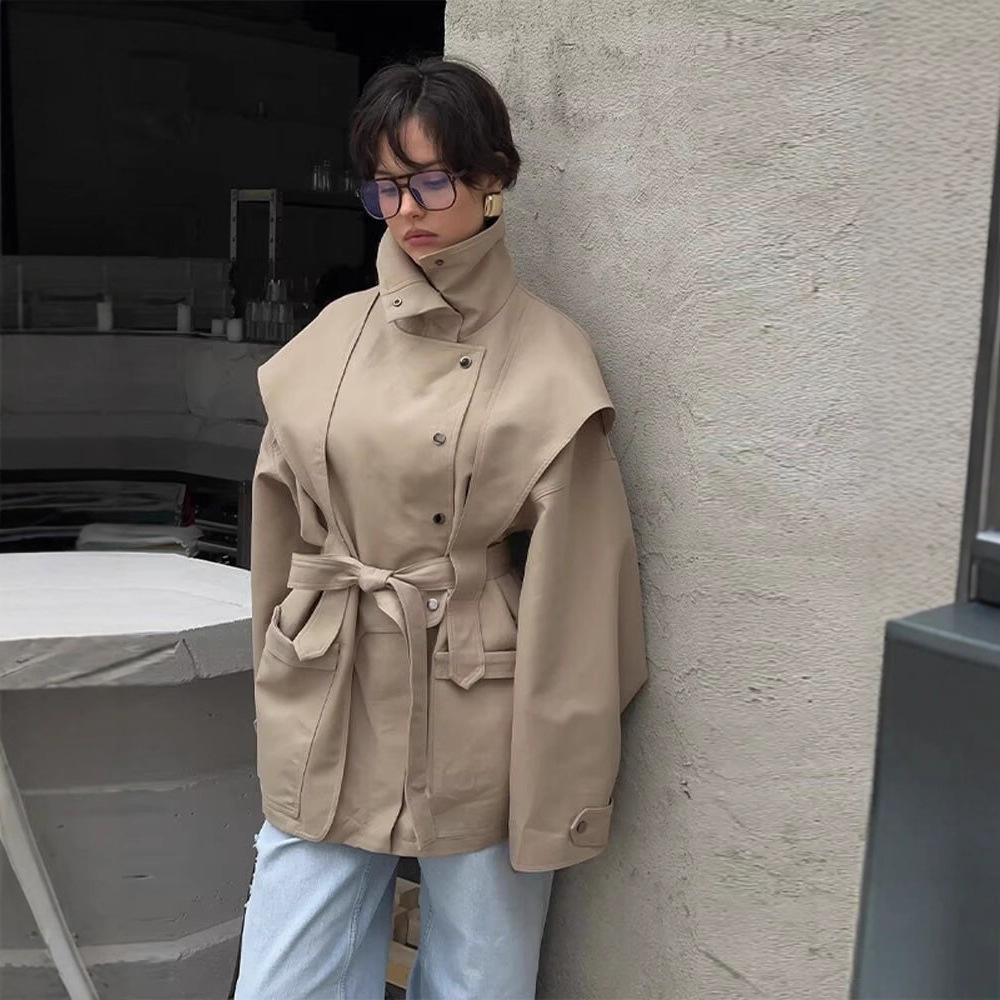 European and American Style Amazon Aliexpress Popular Fashion Trend Versatile Temperament Ins Street Motorcycle Windbreaker