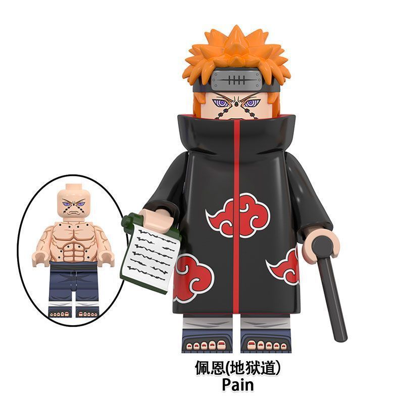 NARUTO 互換性のあるレゴ ミニフィギュア ヘイゴ ウィザード ウィザード ウィザード サスケ イタチ ジュンマルー 組み立てブロック おもちゃ プラスチック|undefined