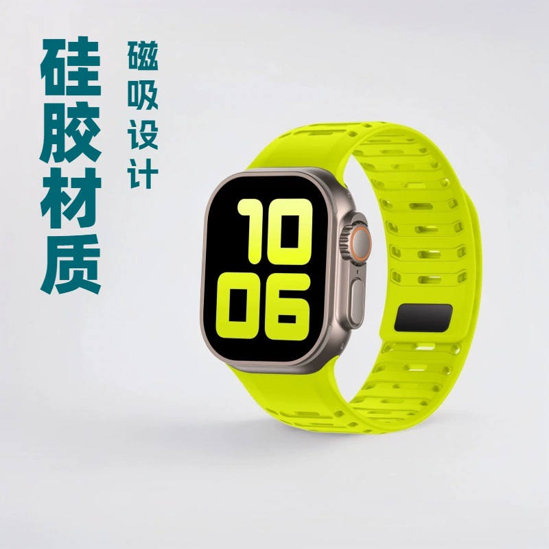 Apple, совместимый браслет, дышащий силиконовый ремешок для часов