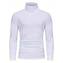 B 37388 Men High Neck Long Sleeve T-Shirt ��ʿ���IT�� �羳��