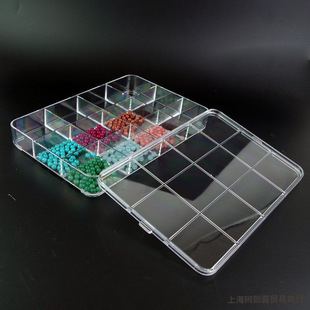 Stall Box Transparent Acrylic Gege Gege Plate Jewelry Beads Display Box Collated Beads