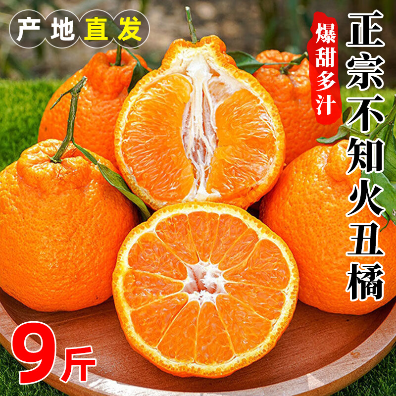 高山丑橘丑八怪10斤当季新鲜水果橘子薄皮耙耙粑粑丑柑橘整箱桔子