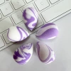 Drop-shaped, two-color, small