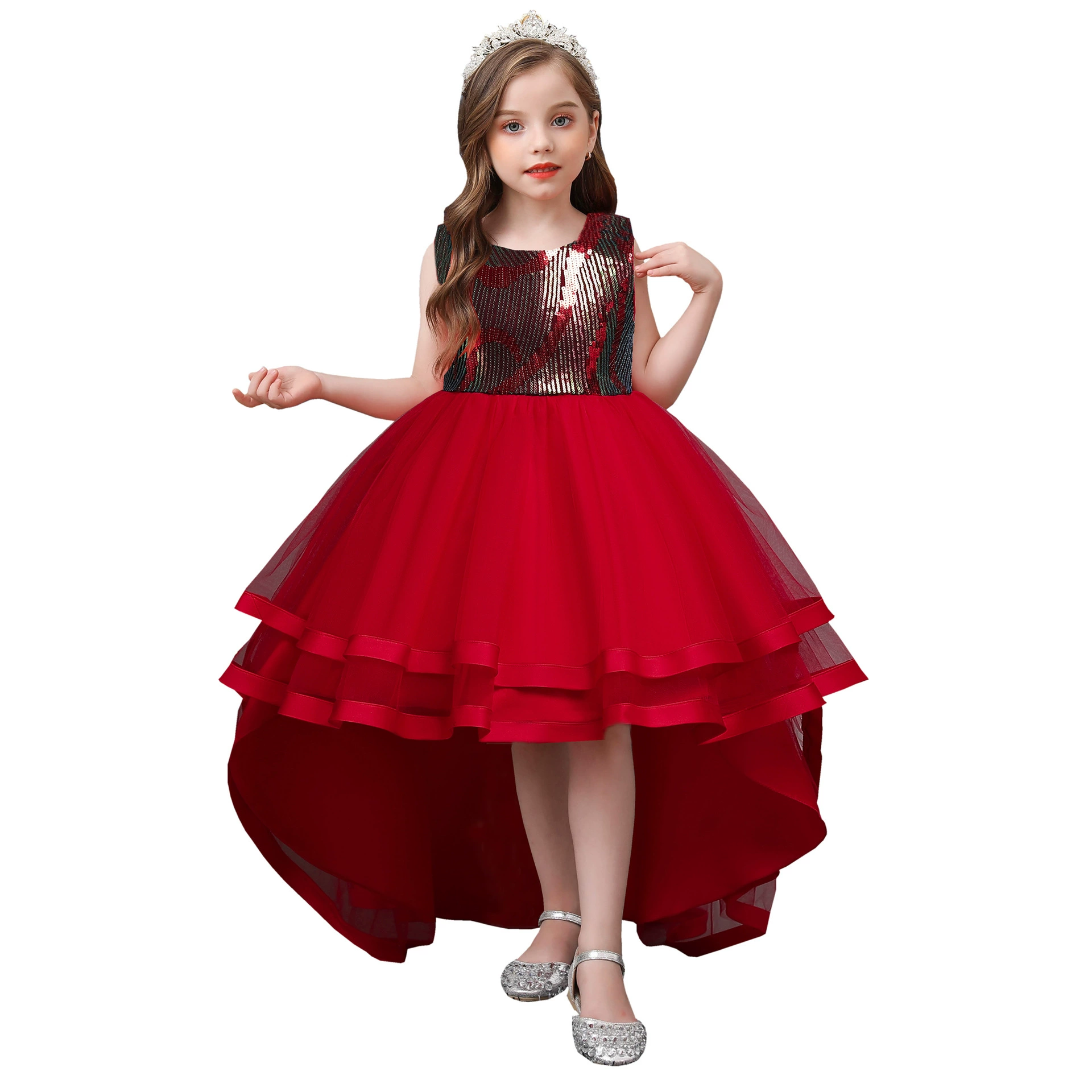 Small princess costume, nail sequins, piano, mannequin head, evening dress, wedding dress, tulle
