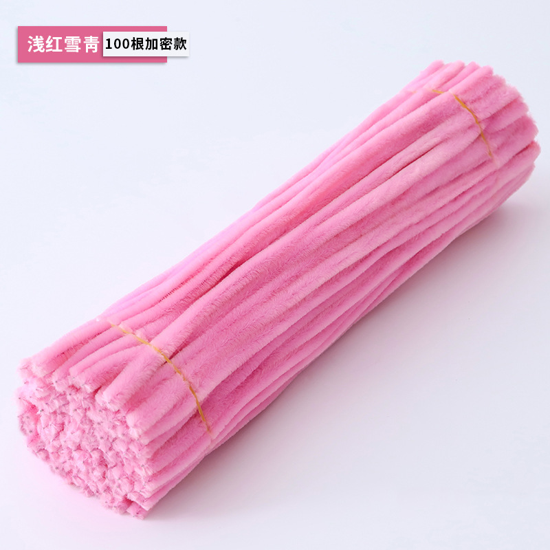Macarón torsión varilla de cifrado ramo de terciopelo hecho a mano DIY material paquete de juguetes inteligentes fuegos artificiales raíz de pelo colorido