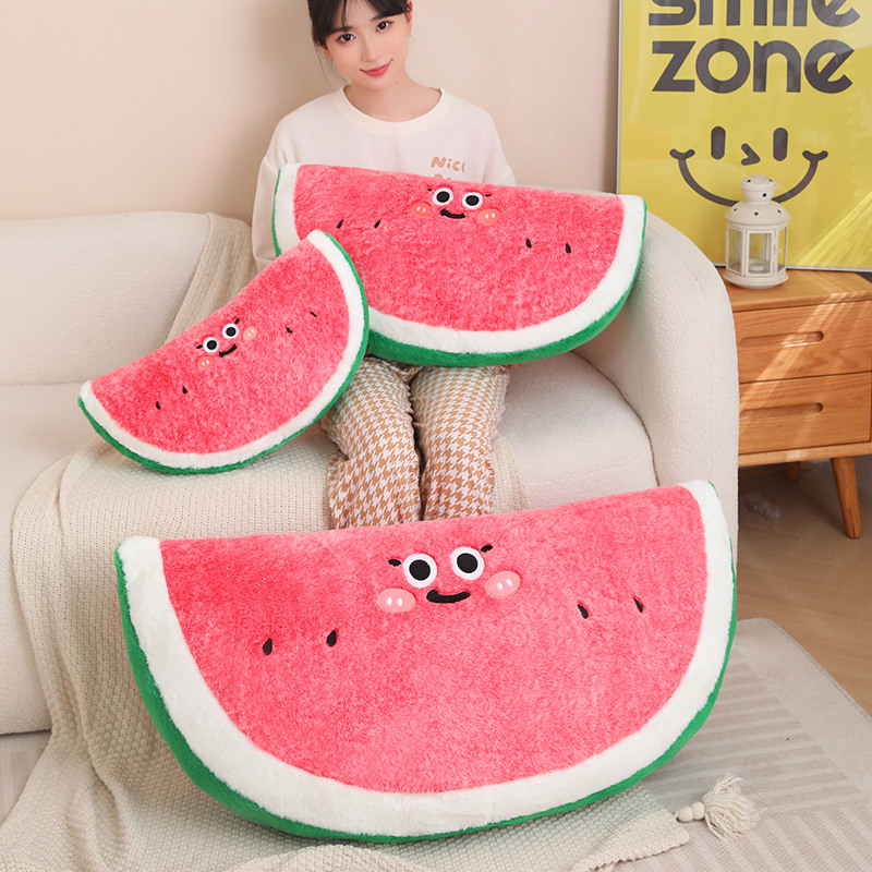 Muñeca de sandía simulada, muñeca de trapo para dormir, juguete de peluche, decoración del hogar, cojín para sofá, cojín para ventana salediza, regalo image 1