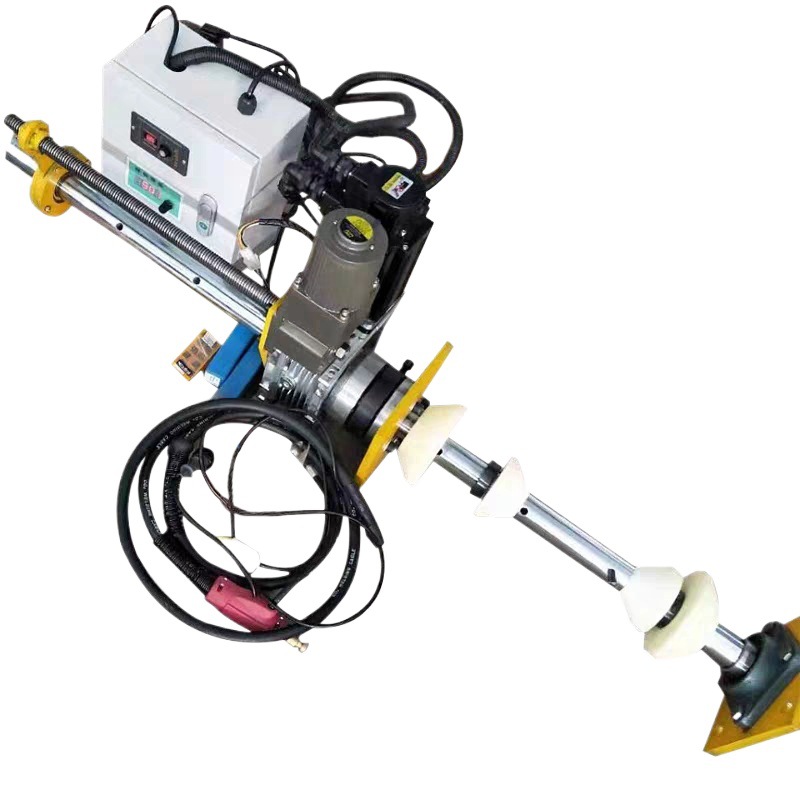 Pequeña máquina de perforación y soldadura todo en uno teniendo agujero redondo interior redondo reparación máquina de soldadura portátil mantenimiento de ingeniería móvil mandrinadora