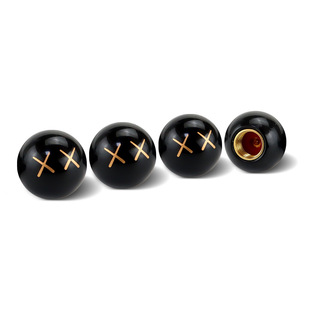 Cross-Border New ins Tide brand tire cap Sesame Street Modified valve cap decorative round ball simple valve core cover