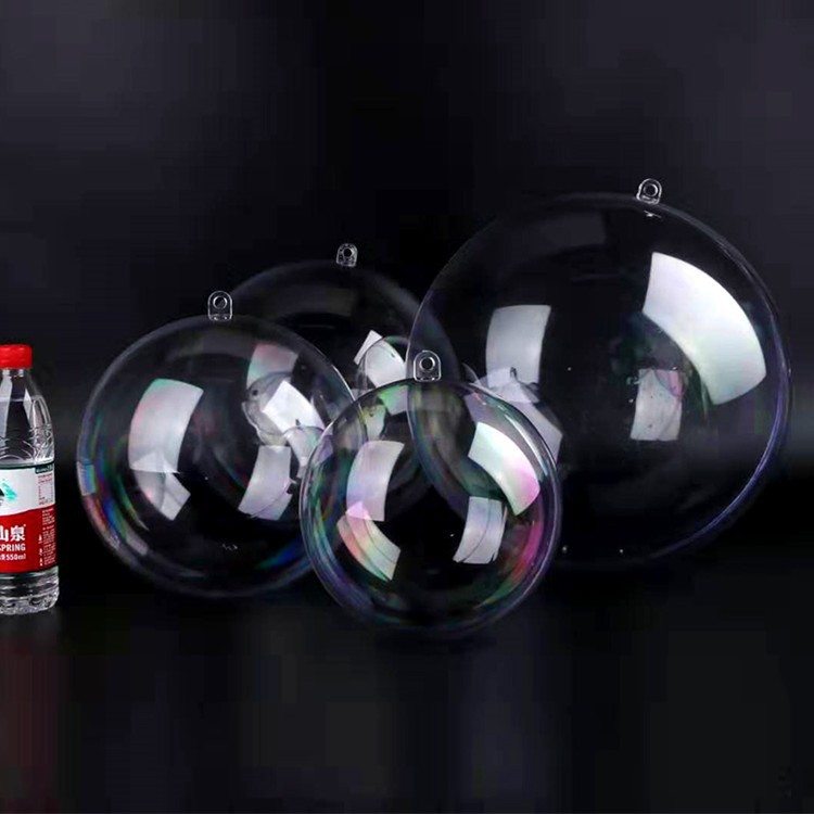 アクリル透明ボール プラスチック クリスマス デコレーション ボール シーン ハンギング ボール ウェディング キャンディー デコレーション ウェーブ ボール卸売