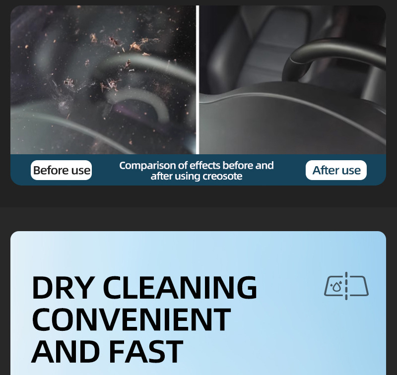 Debedi Car Glass Degreasing Film Sponge Magic Wipe Comes with Detergent Powerful Decontamination Glass Cleaning Artifact