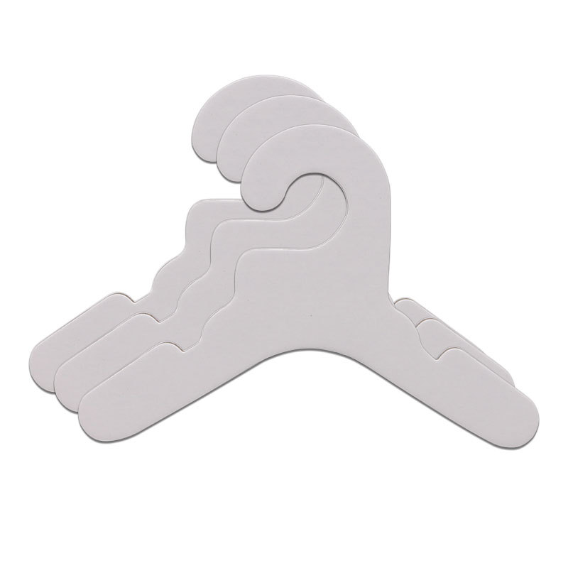 Fabricantes personalizados de ropa de alta calidad percha de papel kraft cartón duro percha de papel de mascota de color