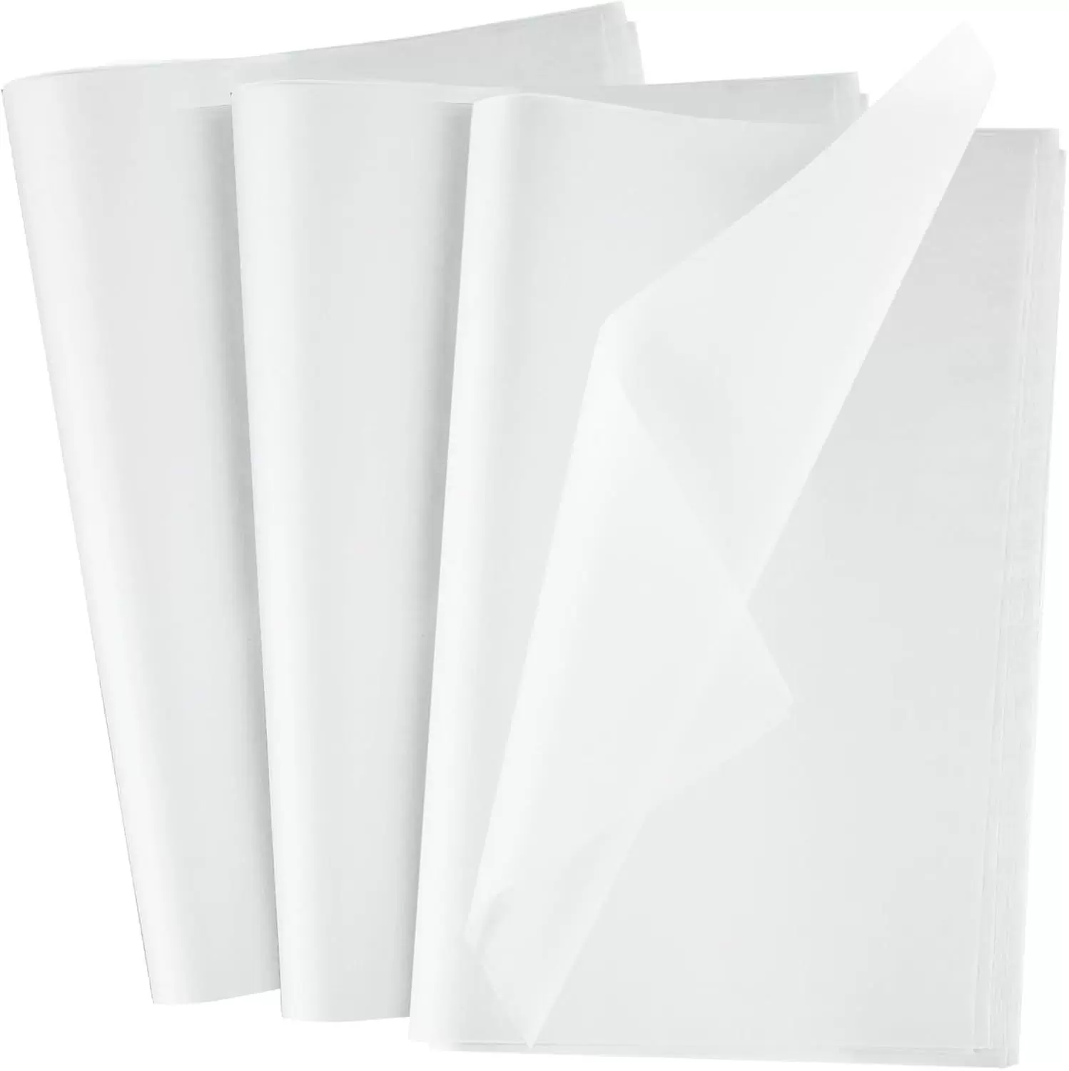 批发无酸雪梨纸白色拷贝纸礼盒内衬装饰纸50*35cm半透明薄页纸巾