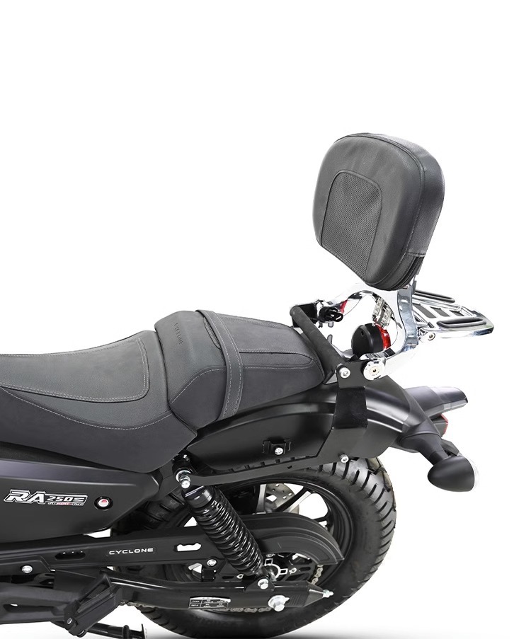 Muscle car Wolf applicable to saikelon RA250 multi-function folding backrest adjustable backrest modified tail shelf tail