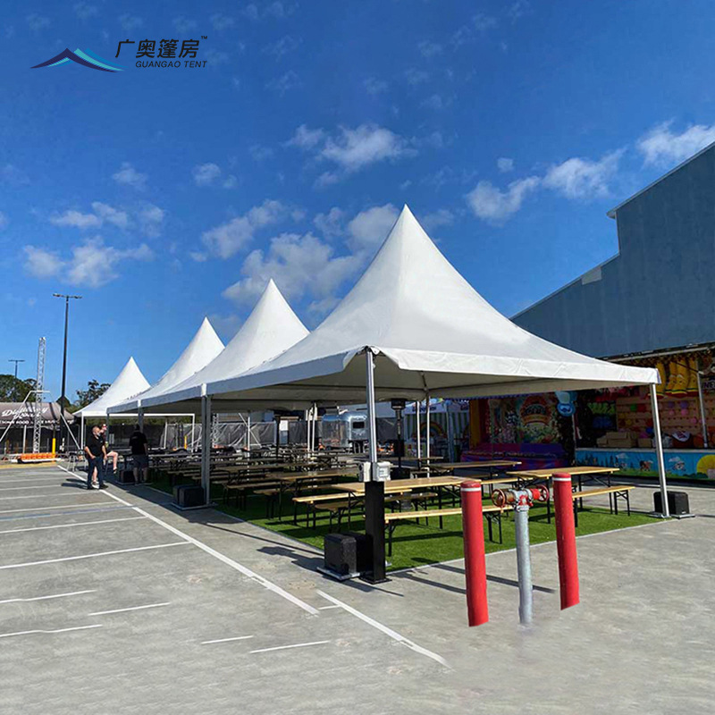 欧式尖顶帐篷 户外商品展销会篷房铝合金锥顶小型帐篷pagoda tent