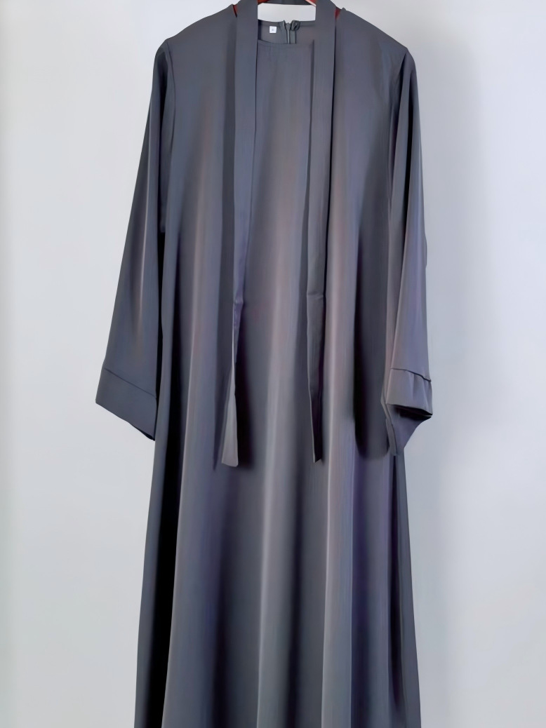 Elegant Maxi Dress for Women Long Sleeve Lightweight Chiffon Evening Gown Flattering Design Flowy Party Dress_ecoleips.com