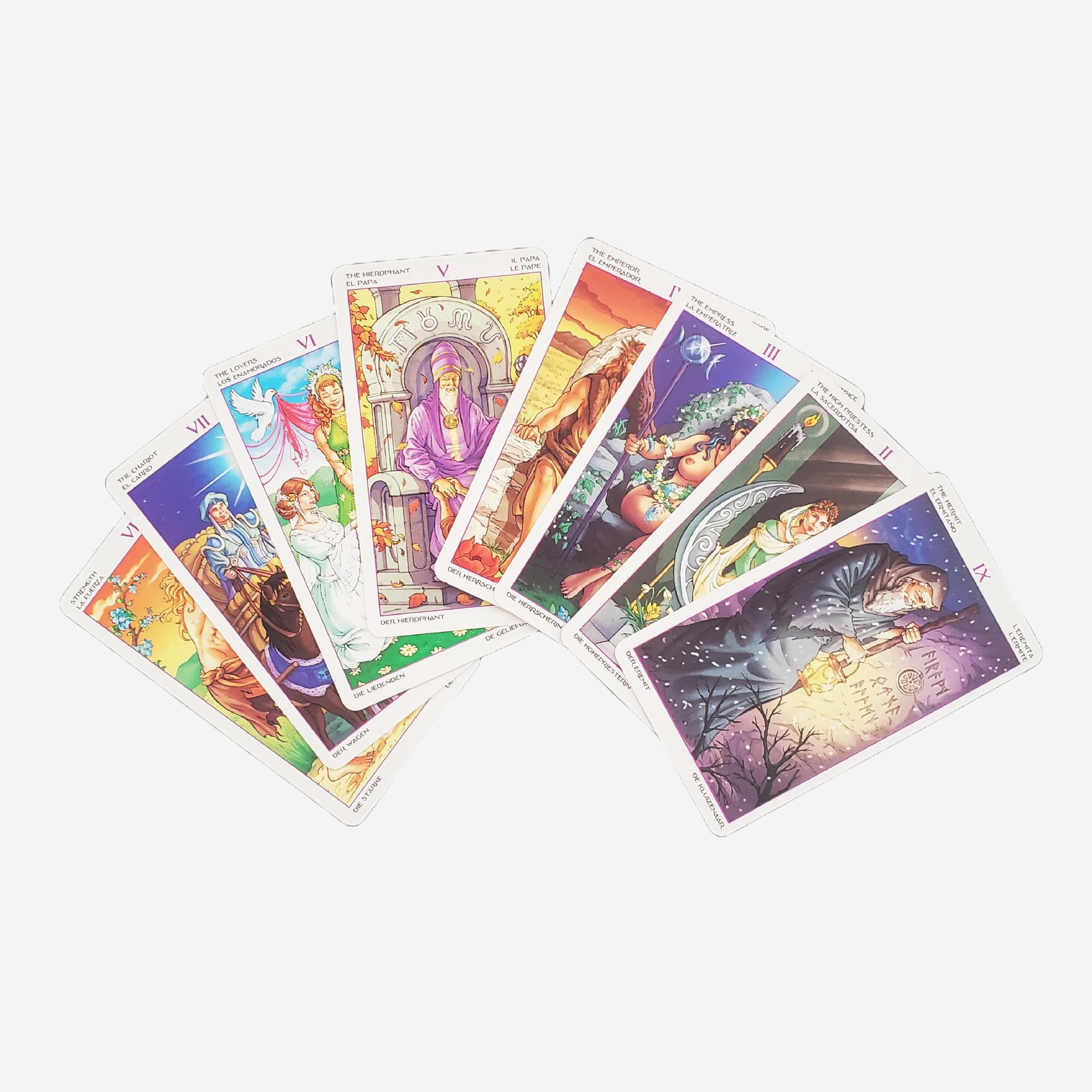 Wheel Of The Year Tarot Card Deck Party Game For Tarot Enthusiasts_voghion.com