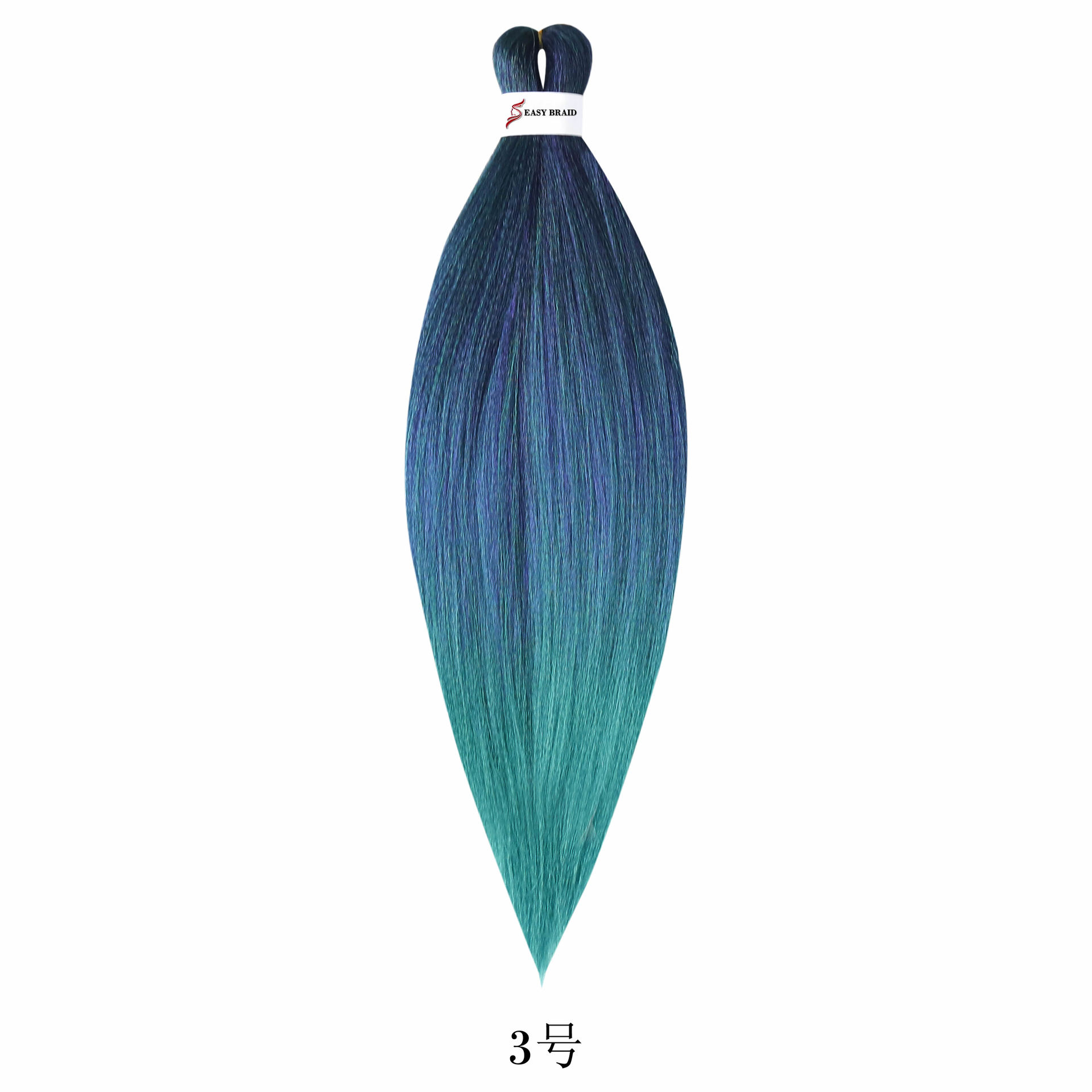 Peluca trenzada grande EZ de 26 pulgadas para mujer, peluca trenzada fácil de fibra sintética africana, suave y esponjosa, de seda de baja temperatura