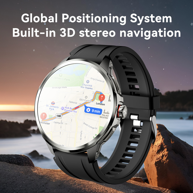Reloj inteligente transfronterizo H99 Globali 5G Reloj de pantalla grande de 1.95 pulgadas de rotación de la foto frecuencia cardíaca presión arterial doble sistema