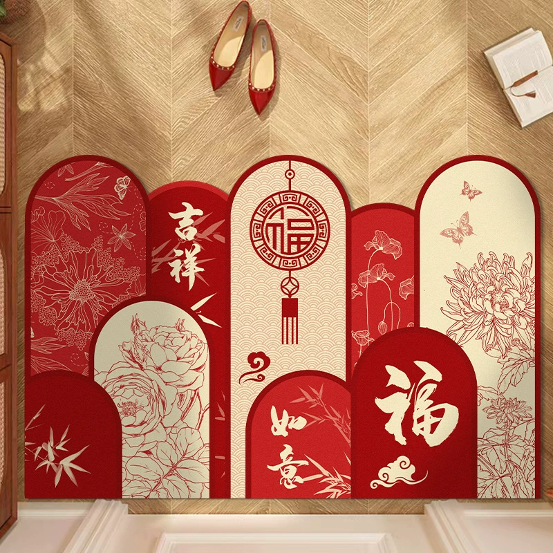 Ping An радостный диатомовый коврик для грязи праздничный коврик для ванной комнаты