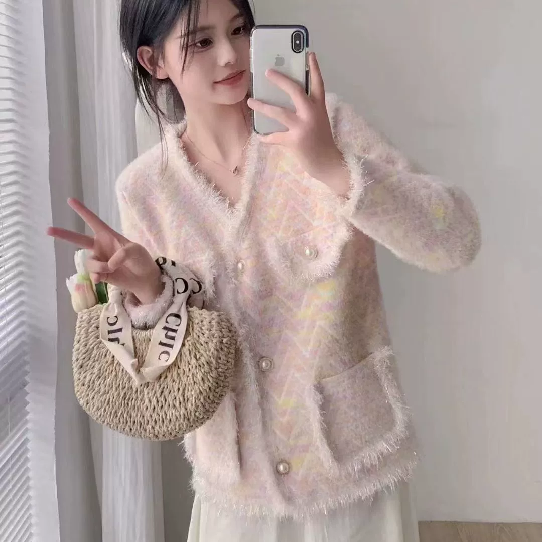 Демисезонная осенняя дизайнерская куртка, стиль Chanel, 2023, тренд сезона