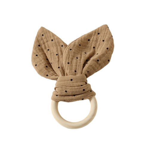 Soothing napkin, baby can be chewed in the mouth, baby sleeps, soothing artifact, doll, sleeping wooden ring, hand puppet toy