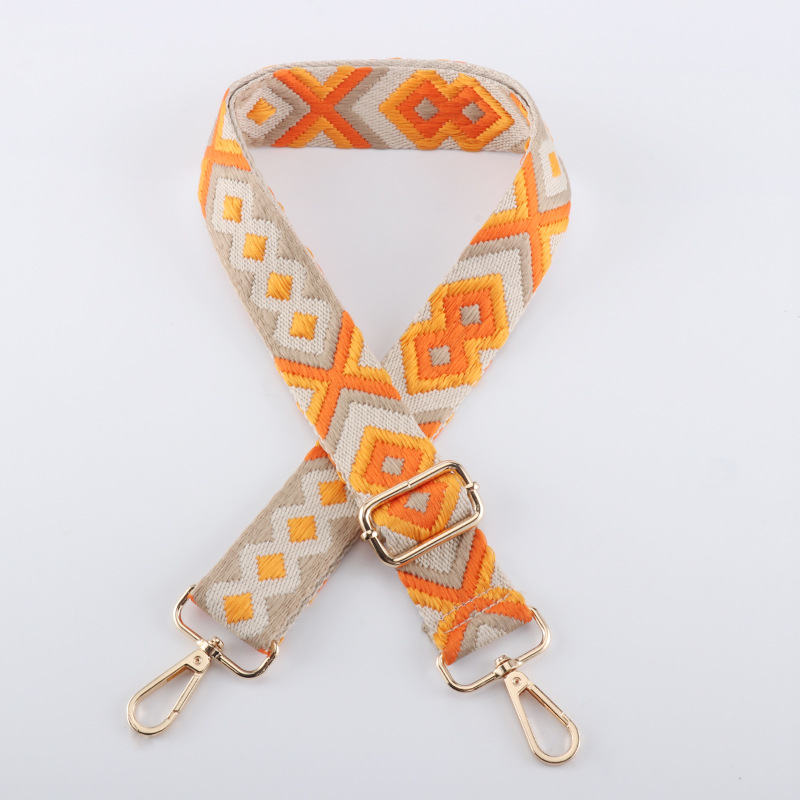 Holiday, Daily Occasion Polyester Material 1 Piece Polyester Color Block Bag Strap