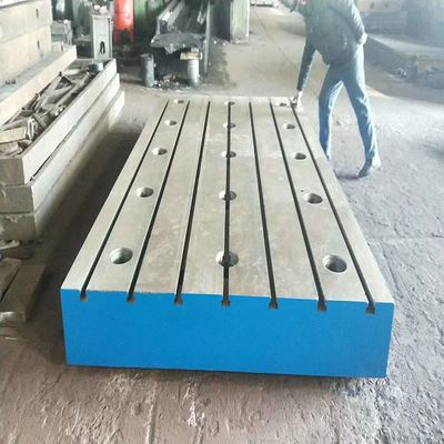 customized cast iron platform measure Crossed Flat electrical machinery experiment platform T groove welding workbench