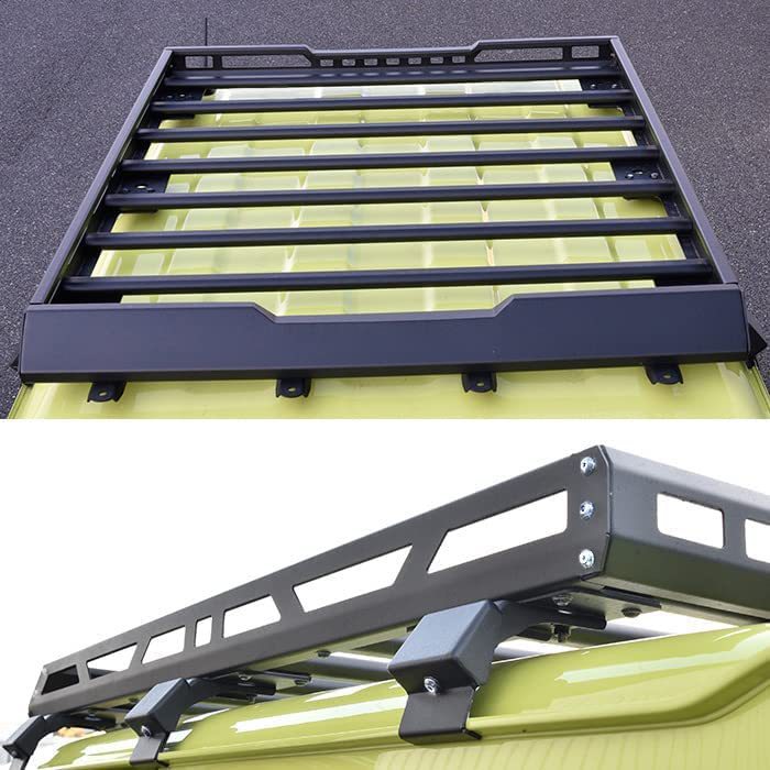 Suitable for Suzuki Jimny Jb23 Jb43 1998-2018 Aluminum Roof Rack with Light