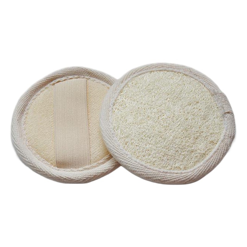 Loofah esponja lavado facial puff belleza removedor de maquillaje Dispositivo de poder de lavado de cara tienda departamental creativo lavado de cara puff esponja de limpieza de cara redonda