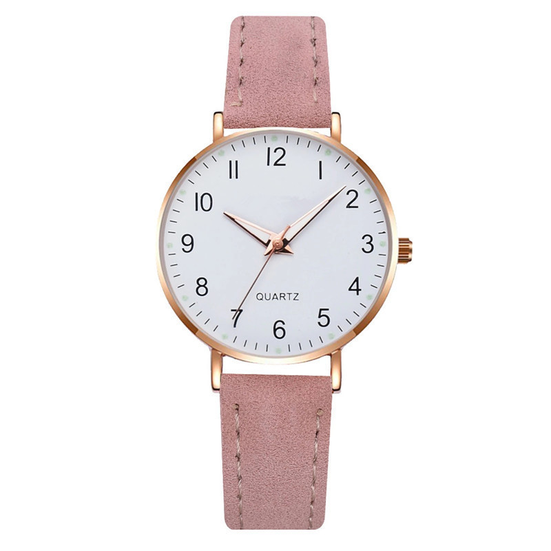 Korean style new digital luminous pointer quartz watch suit women's all-match fashion belt female student watch_voghion.com