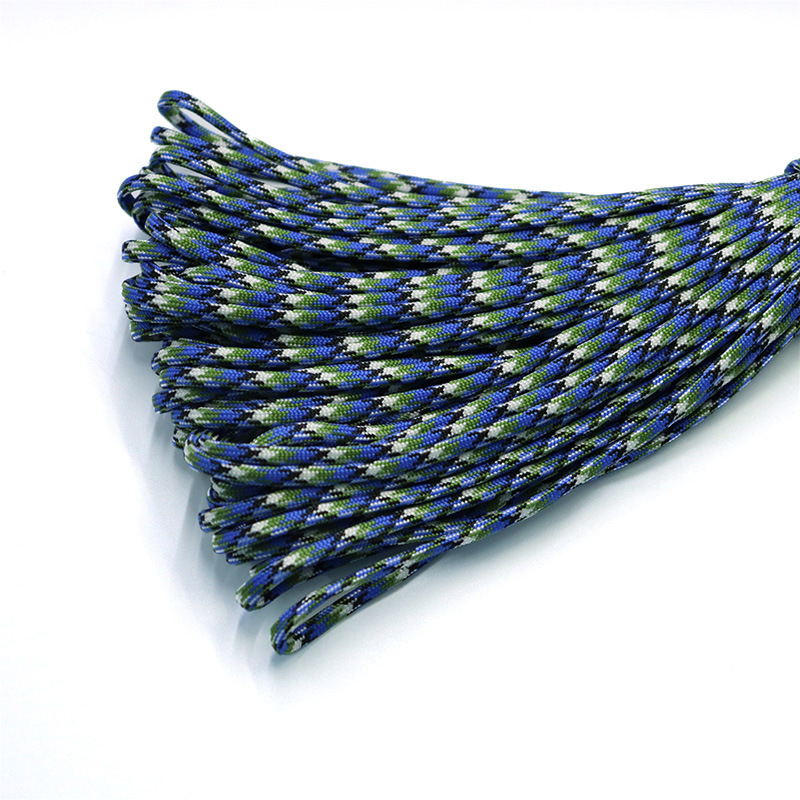 7-Core 4mm cuerda de paraguas al aire libre multifuncional montañismo paracaidista cuerda de tracción escapar equipo de salvamento cuerda de seguridad 31 m cuerda de paraguas