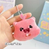 Super soft little raccoon dog (white bead chain)