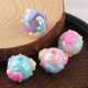 Heavy Oil Hand-made 16MM Acrylic Color-plated Hand-painted Beads Cartoon Cute Sweet DIY Bracelet Jewelry Accessories