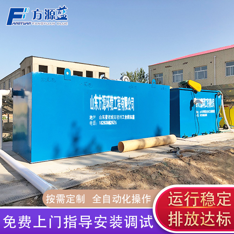 Container-type sewage treatment device