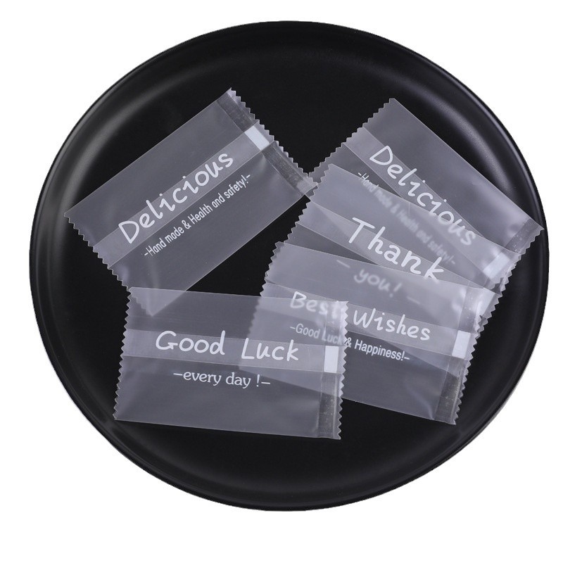 Bolsa de embalaje crujiente de copo de nieve inglesa esmerilada gruesa Bolsa de galletas de azufaifa de leche Bolsa de sellado de galletas de caramelo para hornear al por mayor