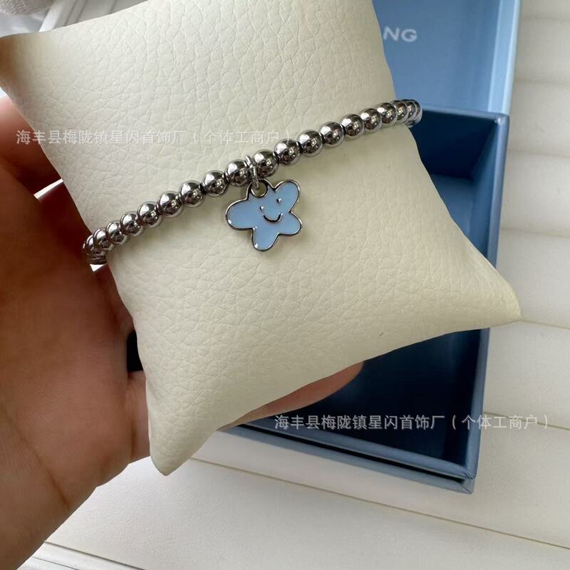 HEFANG He Fang Xiao Hua Brand Bracelet Women's Fashion Hand Rope Smiley Bracelet Traceless Hair HEFANG He Fang Xiao Hua Brand Bracelet Women's Fashion Hand Rope Smiley Bracelet Traceless Hair