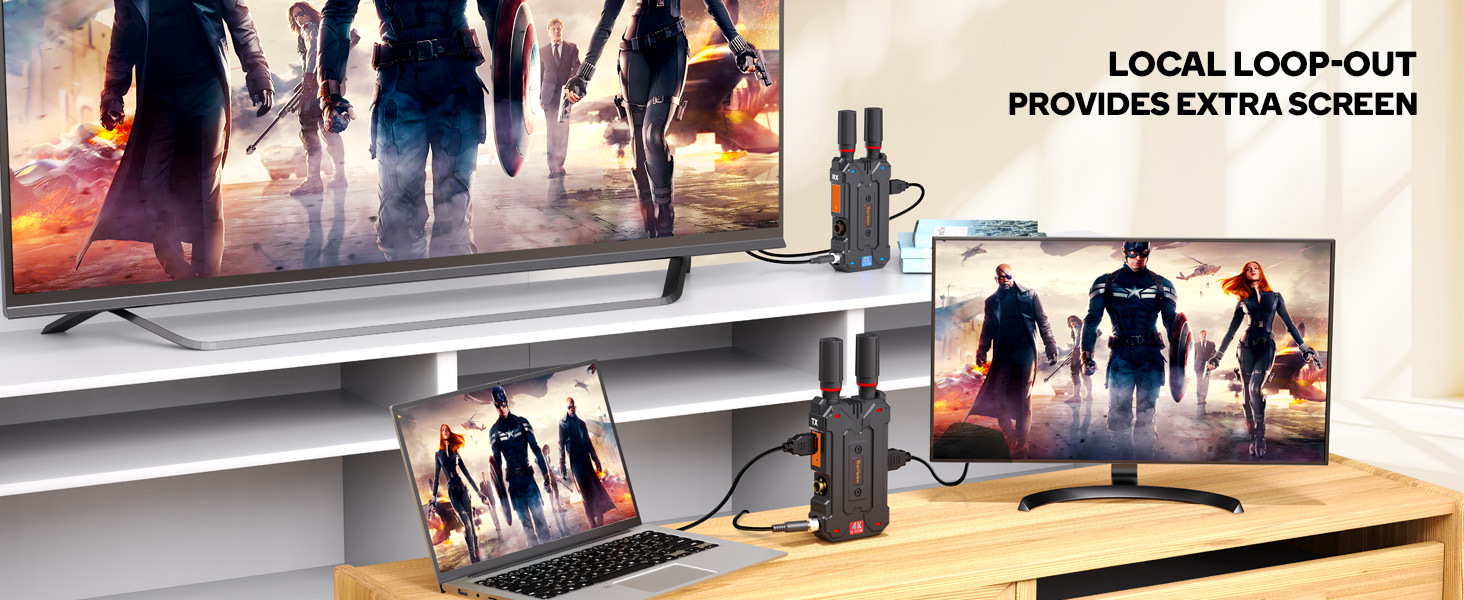 Professioneller SDI Wireless Transmitter HDMI Wireless Extender 5G Video Wireless Transmitter Fabrikverkauf