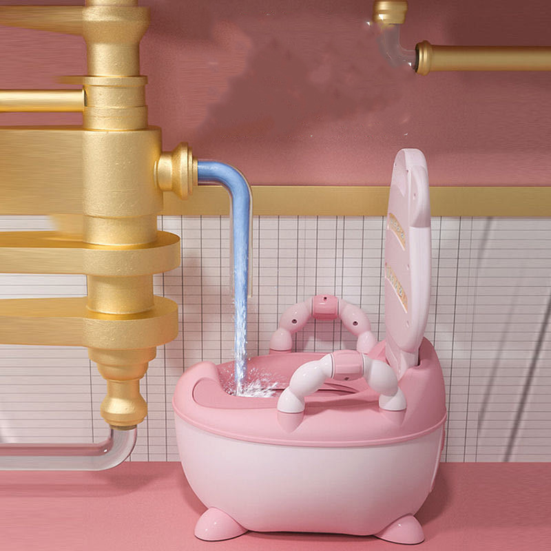 Asiento de entrenamiento para ir al baño para niños y niñas, orinal ergonómico para niños